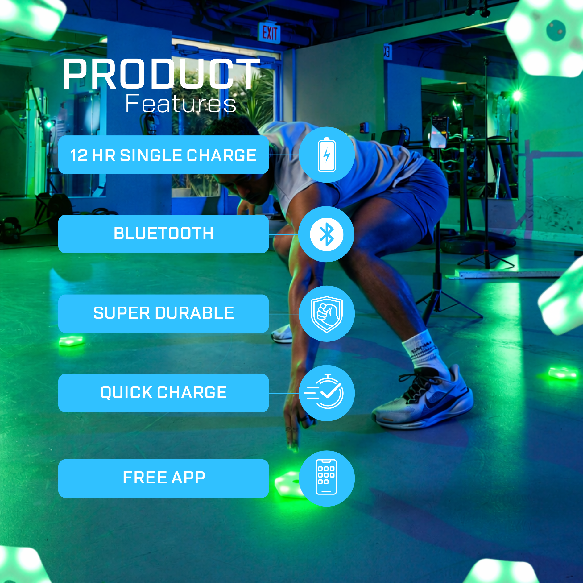 Reaction Training Lights Kit For All Athletes