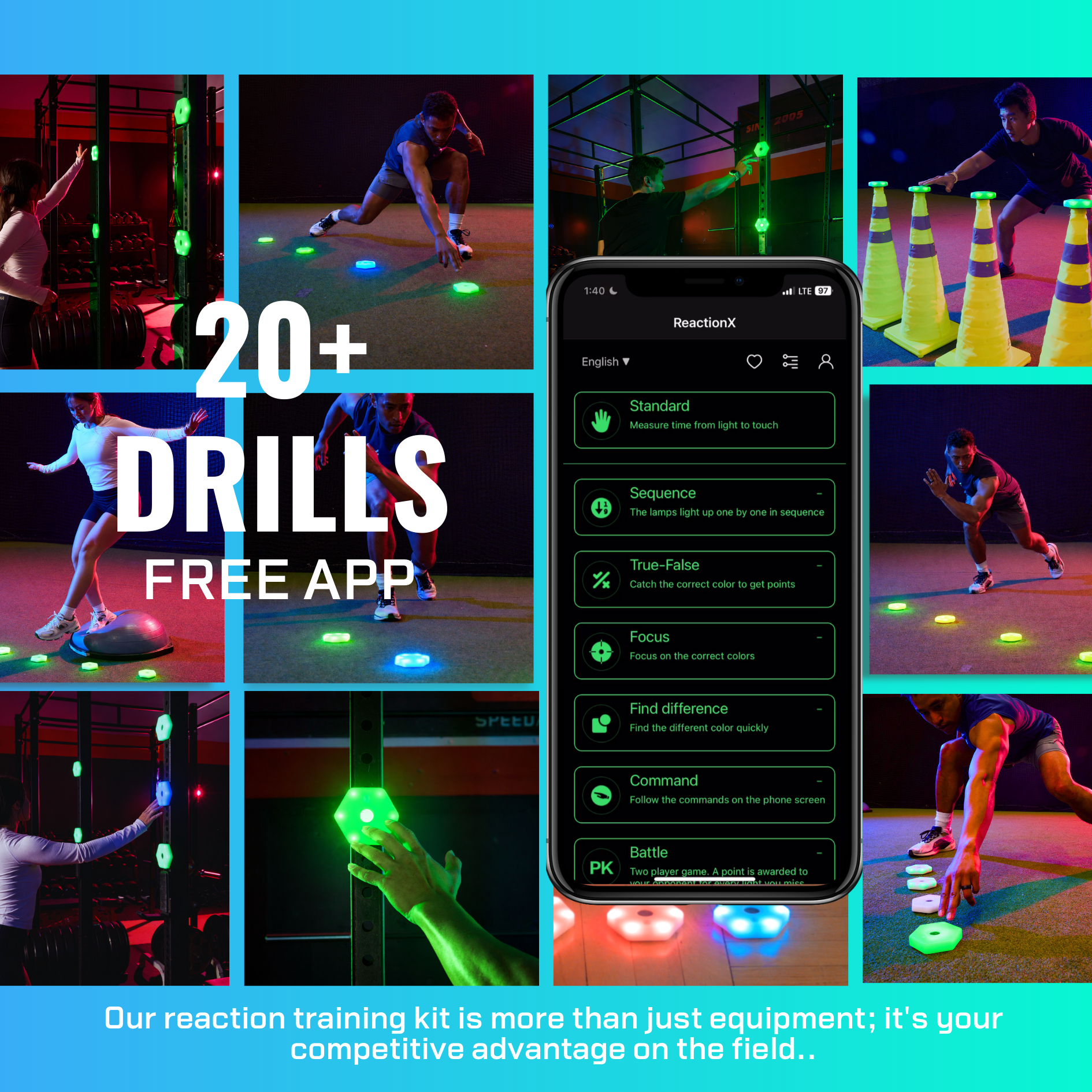 Reaction Training Lights Kit For All Athletes