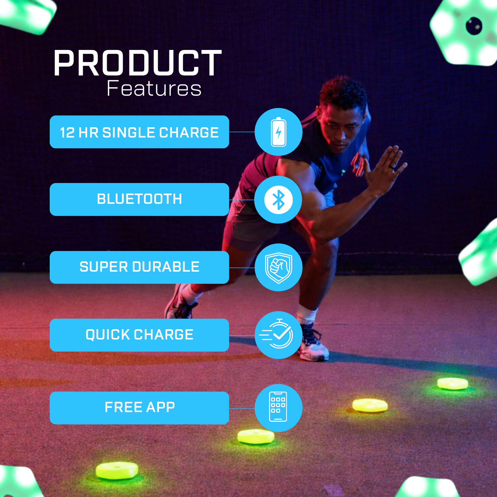 Reaction Training Lights Kit For All Athletes